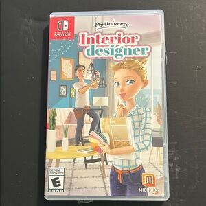 Nintendo Interior Designer Game Red White